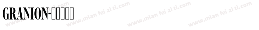 granion字体转换