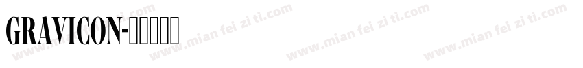 gravicon字体转换