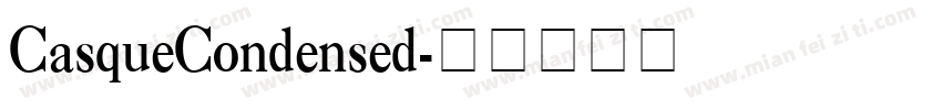 CasqueCondensed字体转换