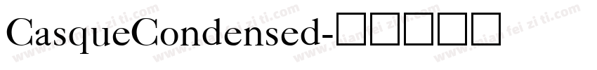 CasqueCondensed字体转换