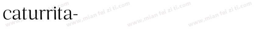 caturrita字体转换