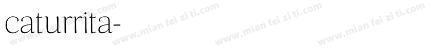 caturrita字体转换