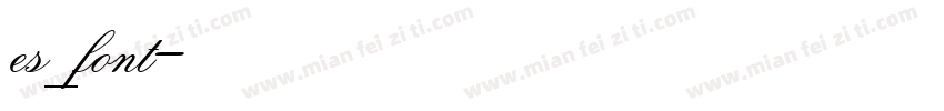 es_font字体转换