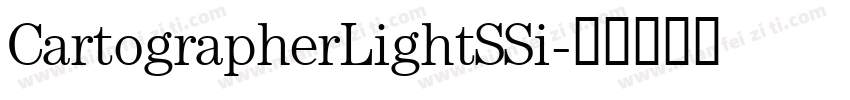 CartographerLightSSi字体转换