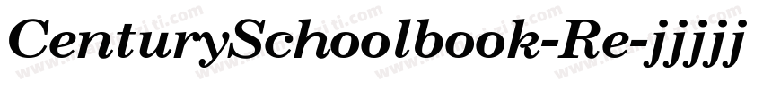 CenturySchoolbook-Re字体转换