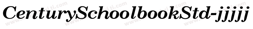 CenturySchoolbookStd字体转换