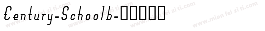 Century-Schoolb字体转换