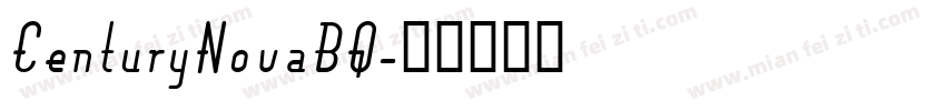 CenturyNovaBQ字体转换