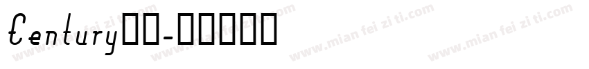 Century字体字体转换