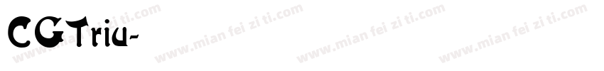CGTriu字体转换