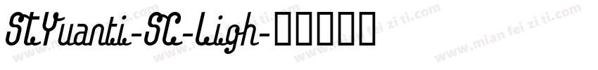 STYuanti-SC-Ligh字体转换
