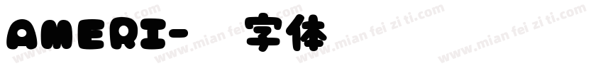 AMERI字体转换