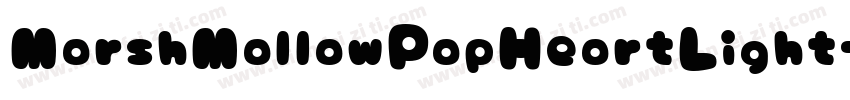 MorshMollowPopHeortLight字体转换