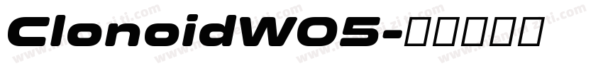 ClonoidW05字体转换