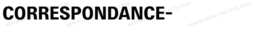 Correspondance字体转换