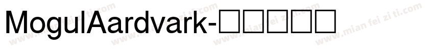 MogulAardvark字体转换
