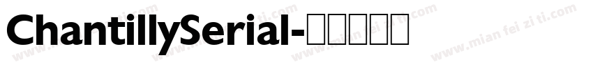 ChantillySerial字体转换