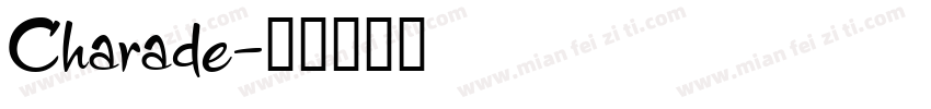 Charade字体转换