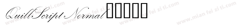 QuillScript-Normal字体转换