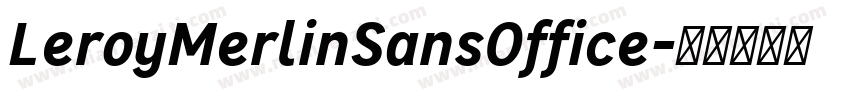 LeroyMerlinSansOffice字体转换