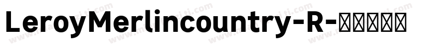 LeroyMerlincountry-R字体转换