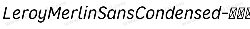 LeroyMerlinSansCondensed字体转换
