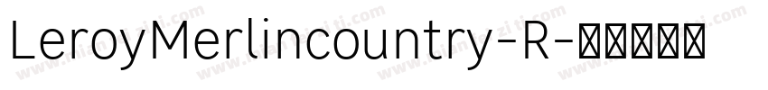 LeroyMerlincountry-R字体转换