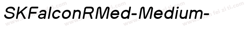 SKFalconRMed-Medium字体转换