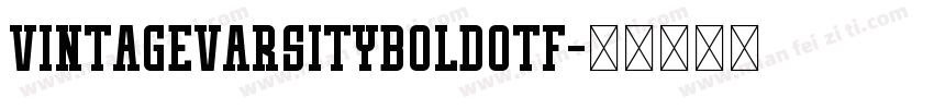 VintageVarsityBoldotf字体转换
