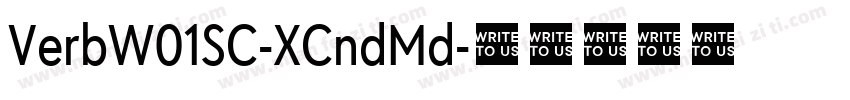 VerbW01SC-XCndMd字体转换