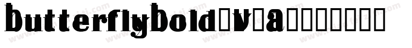 ButterflyBold-V1A0字体转换
