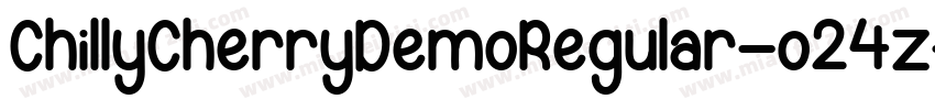 ChillyCherryDemoRegular-o24z字体转换