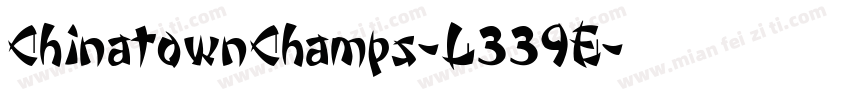 ChinatownChamps-L339E字体转换