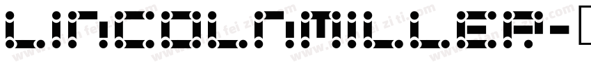 LincolnMiller字体转换