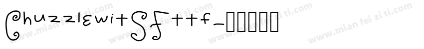 ChuzzlewitSFttf字体转换