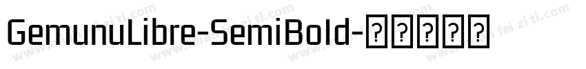 GemunuLibre-SemiBoId字体转换