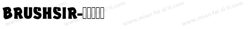 BRUSHSIR字体转换