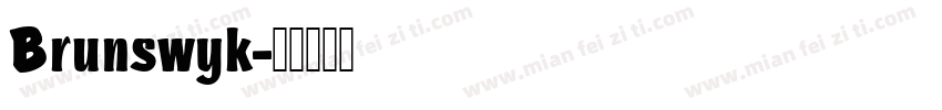 Brunswyk字体转换