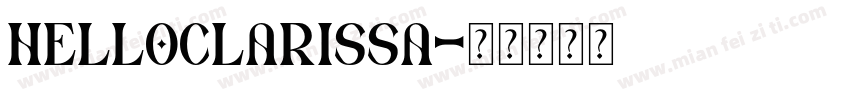HelloClarissa字体转换
