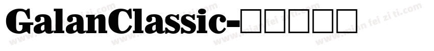 GalanClassic字体转换