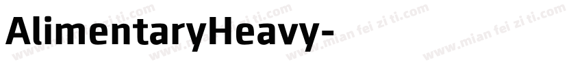 AlimentaryHeavy字体转换