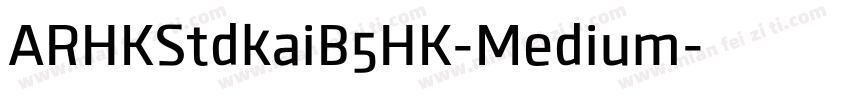 ARHKStdkaiB5HK-Medium字体转换