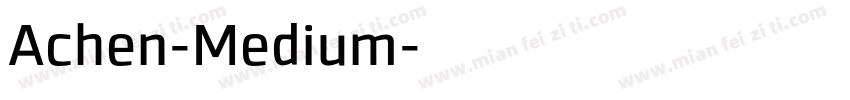 Achen-Medium字体转换