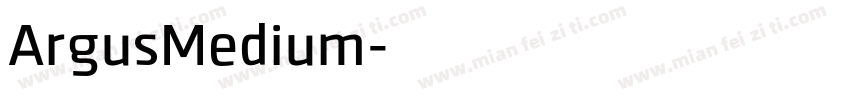 ArgusMedium字体转换
