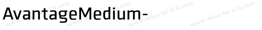 AvantageMedium字体转换