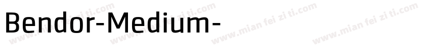 Bendor-Medium字体转换