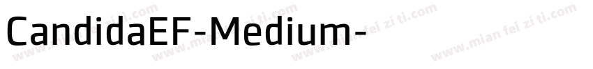 CandidaEF-Medium字体转换