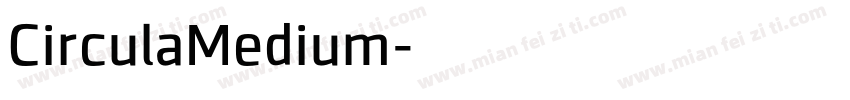 CirculaMedium字体转换