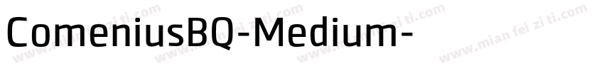 ComeniusBQ-Medium字体转换
