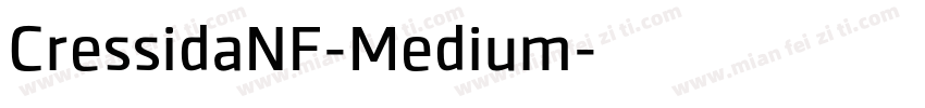 CressidaNF-Medium字体转换